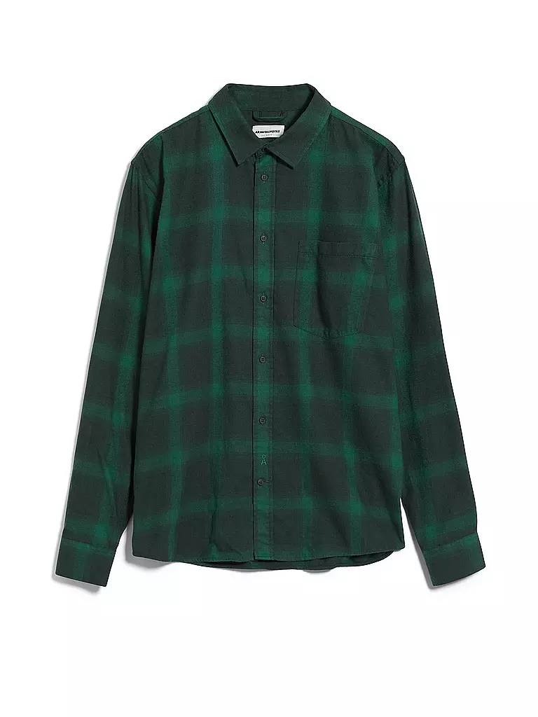 ARMEDANGELS | Hemd SKOVAA  | Verde oscuro