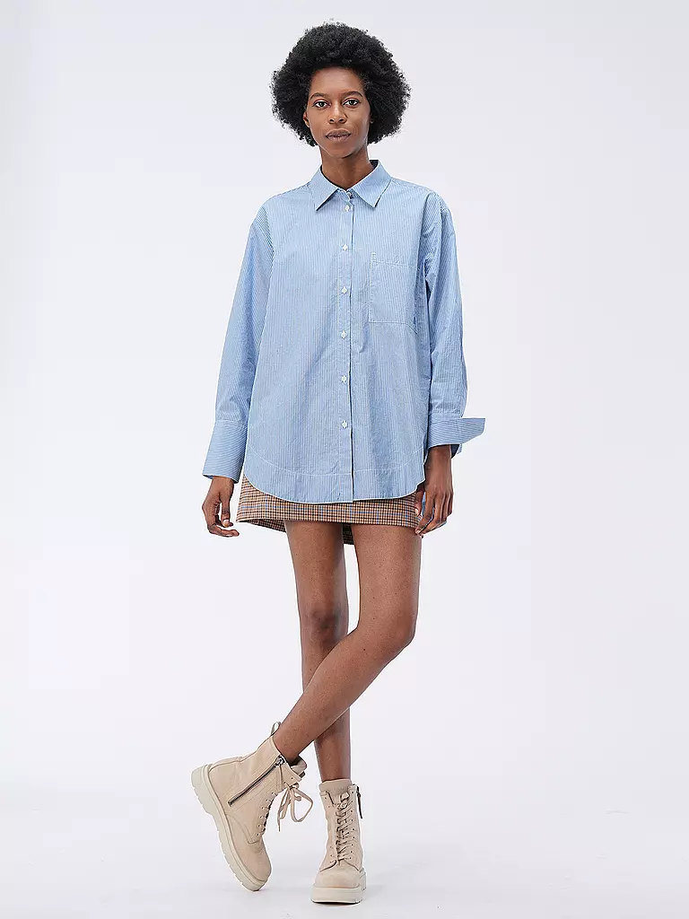 ARMEDANGELS | Hemdbluse EASSAAL | Azul claro