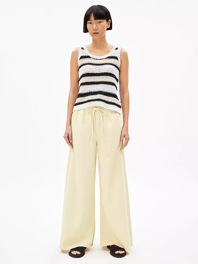 ARMEDANGELS | Jeans de pierna ancha KELAANI | Crema