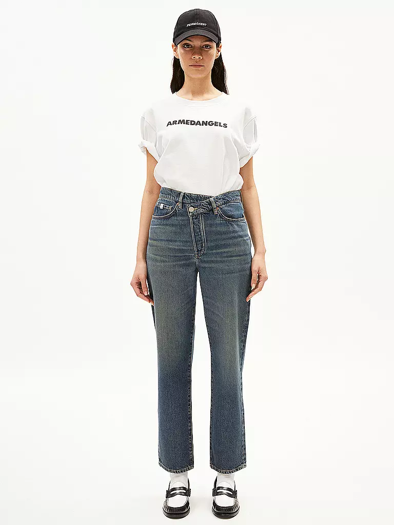 ARMEDANGELS | Jeans Straight Fit 7/8  AAIKALA | Azul