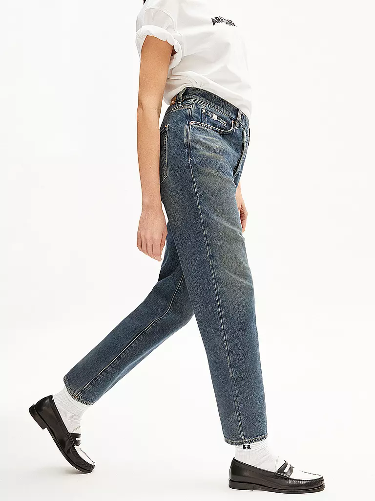 ARMEDANGELS | Jeans Straight Fit 7/8  AAIKALA | Azul