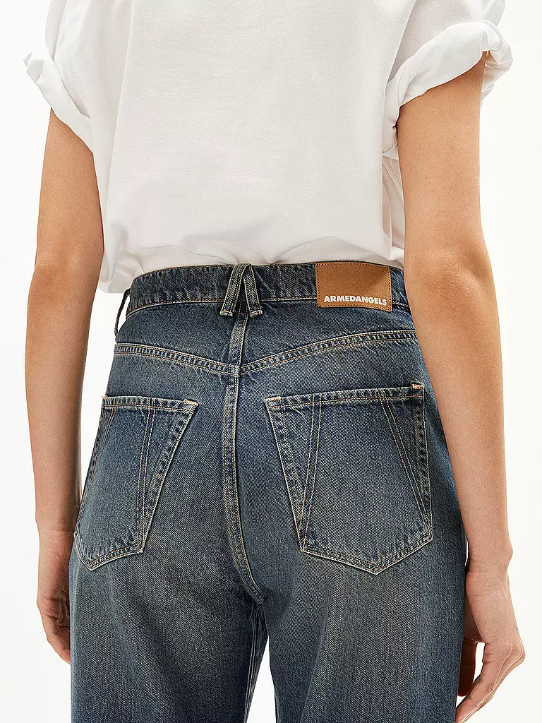 ARMEDANGELS | Jeans Straight Fit 7/8  AAIKALA | Azul