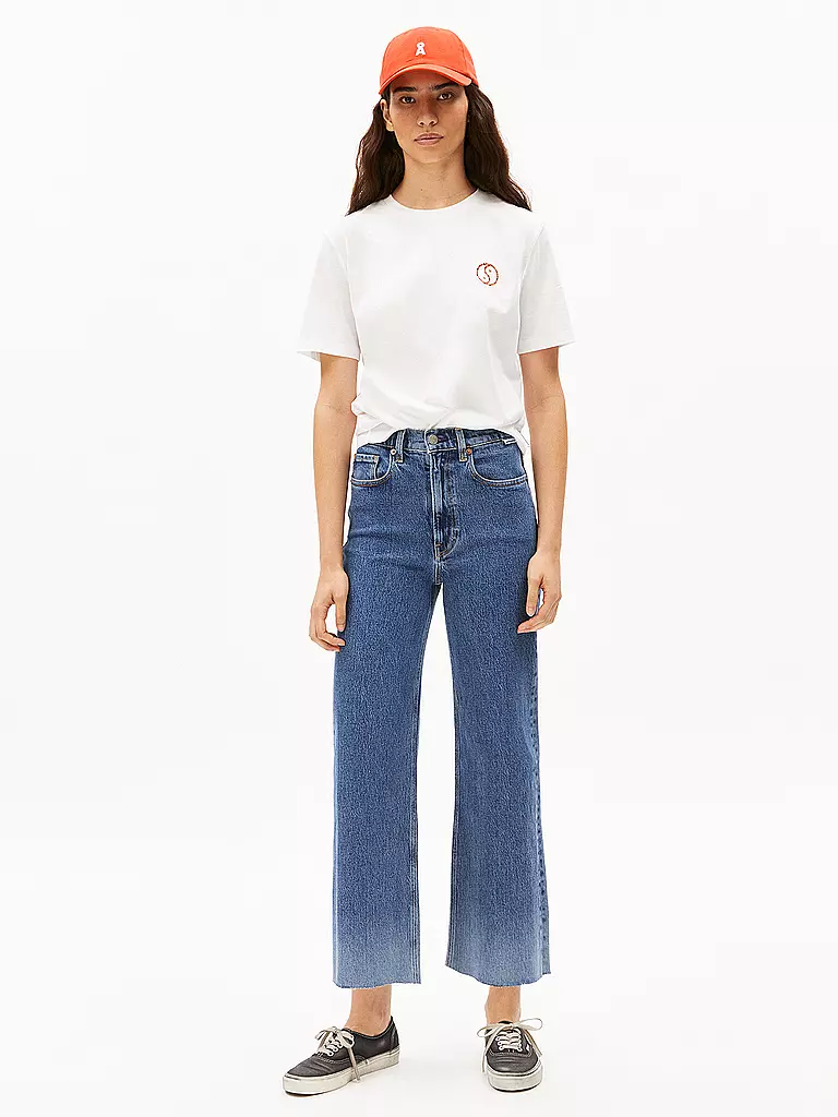 ARMEDANGELS | Jeans Wide Leg 7/8 MURLIAA CROPPED | Azul