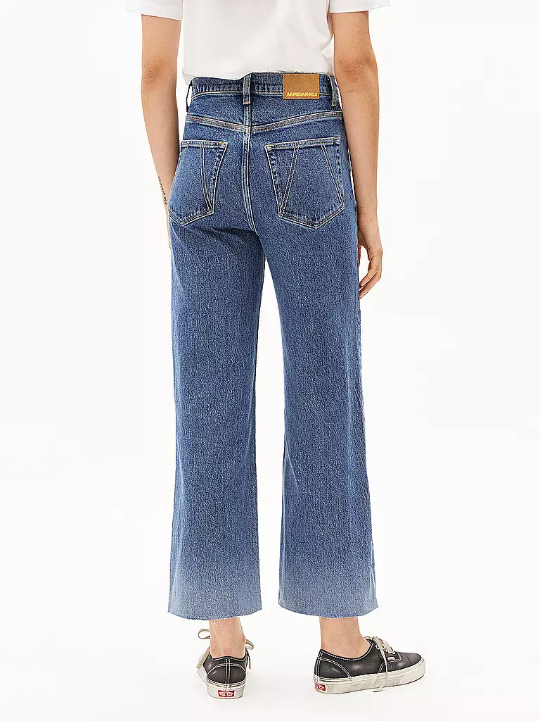 ARMEDANGELS | Jeans Wide Leg 7/8 MURLIAA CROPPED | Azul