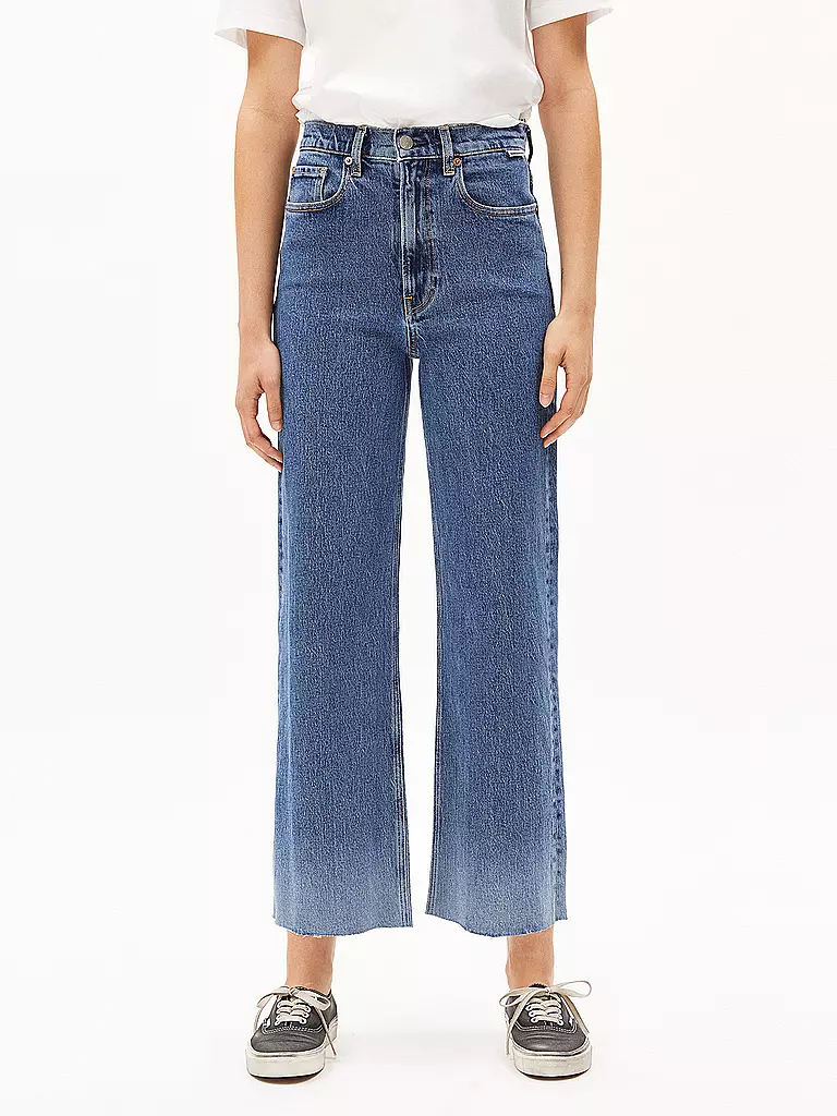 ARMEDANGELS | Jeans Wide Leg 7/8 MURLIAA CROPPED | Azul