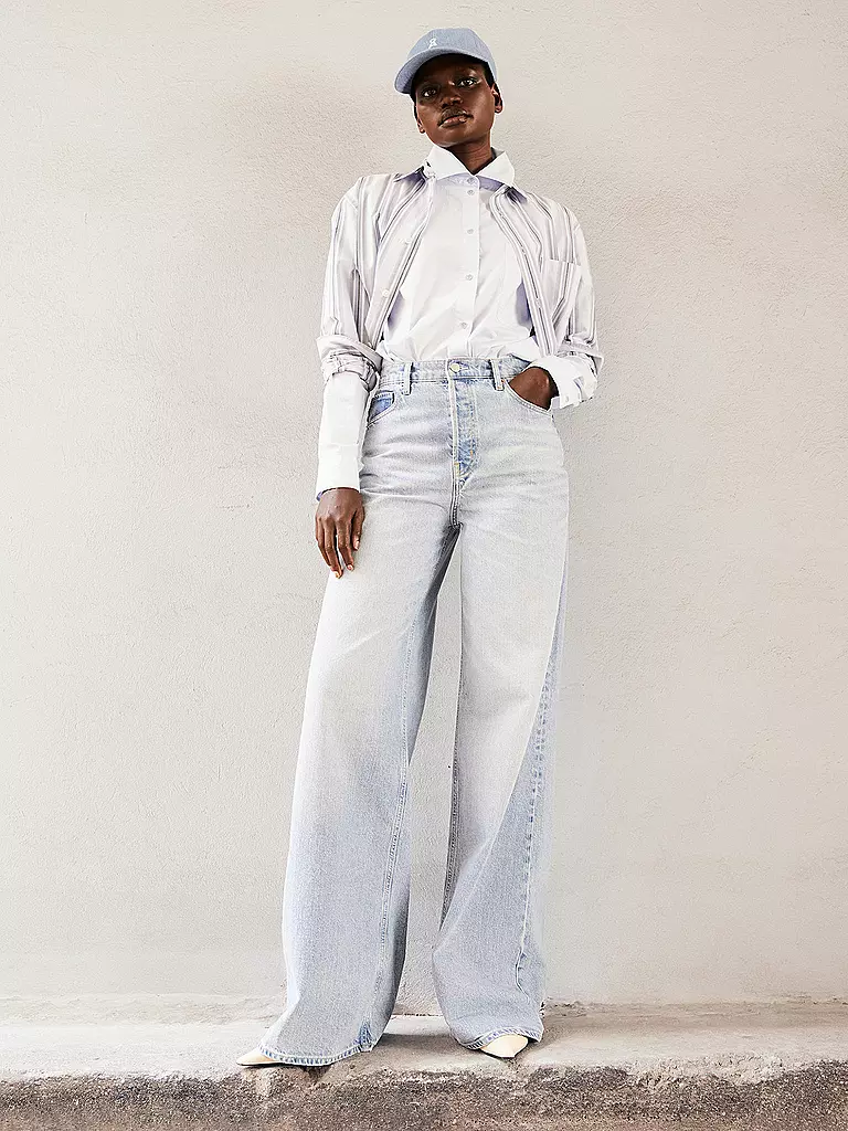 ARMEDANGELS | Jeans Wide Leg BLINAA | Azul claro