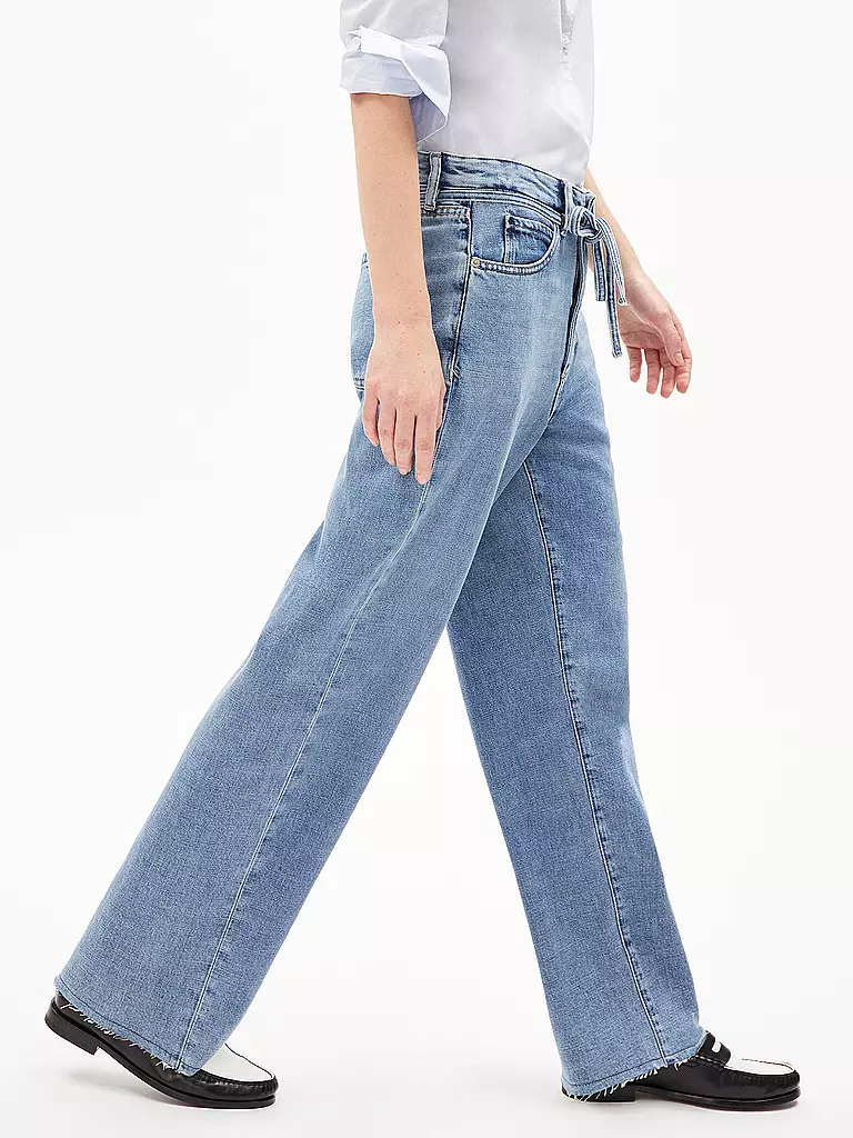 ARMEDANGELS | Jeans Wide Leg HAAYI | Azul claro