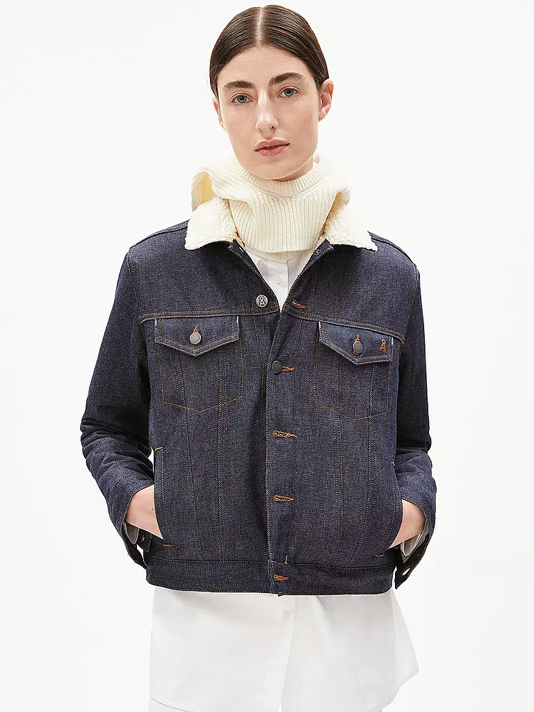 ARMEDANGELS | Jeansjacke VELITAA  | Azul oscuro