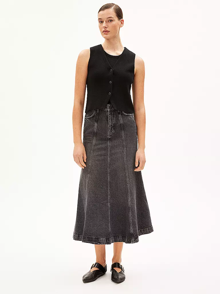 ARMEDANGELS | Jeansrock ARIENAA | Negro