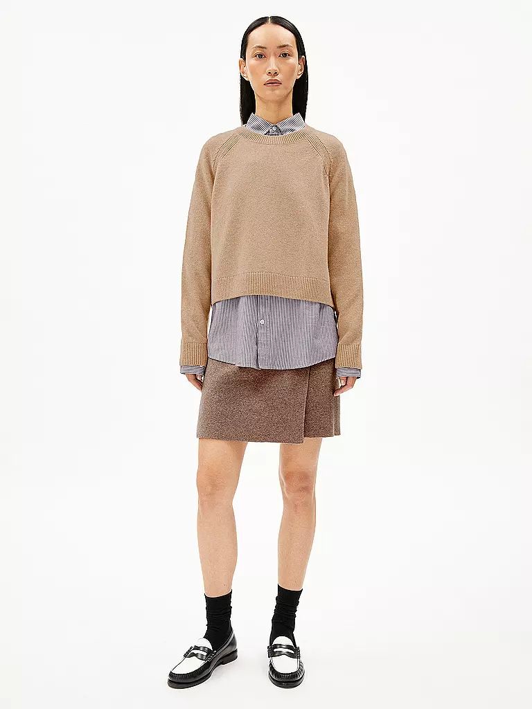 ARMEDANGELS | Jersey DILIRIAA REGLANA | camel