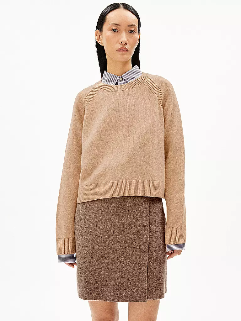 ARMEDANGELS | Jersey DILIRIAA REGLANA | camel