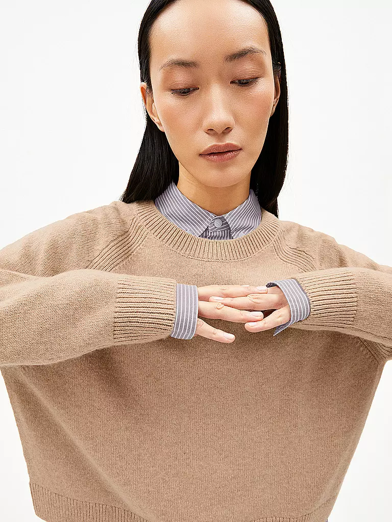 ARMEDANGELS | Jersey DILIRIAA REGLANA | camel