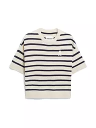 ARMEDANGELS | Jersey LIZAA LINO STRIPES | Azul oscuro