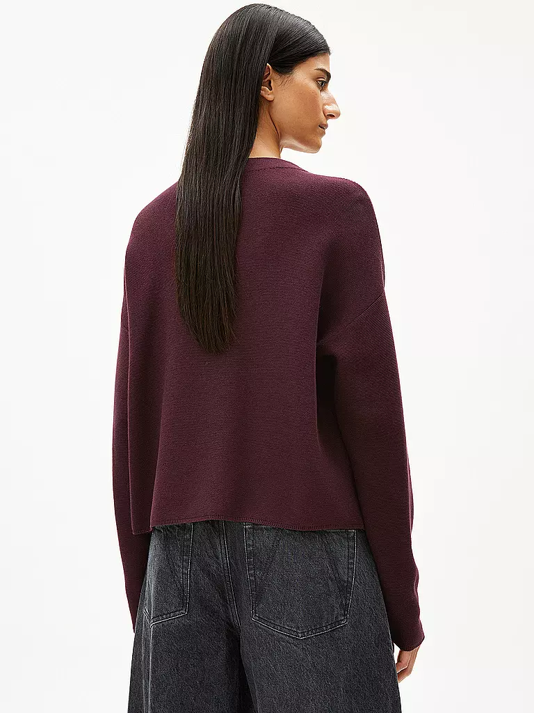 ARMEDANGELS | Jersey MERINAA | dunkelrot