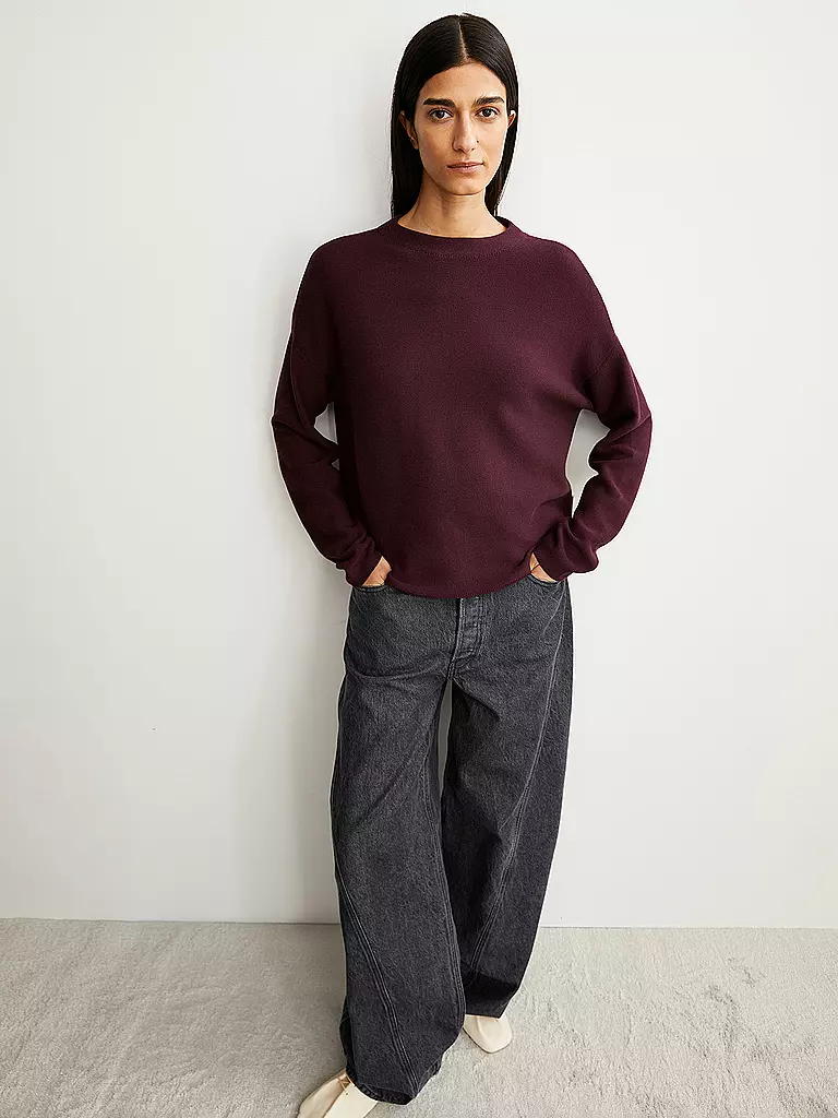 ARMEDANGELS | Jersey MERINAA | dunkelrot