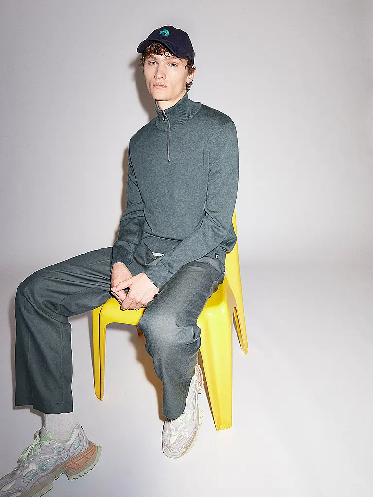 ARMEDANGELS | Jersey Troyer FAABES | Verde oscuro