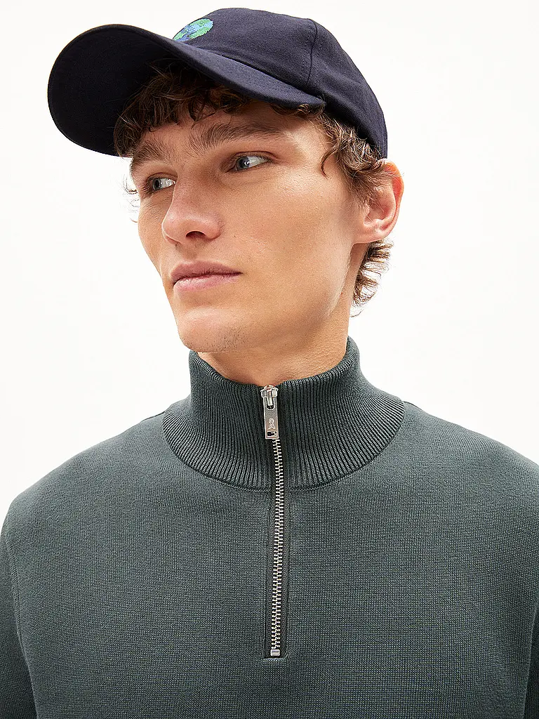 ARMEDANGELS | Jersey Troyer FAABES | Verde oscuro