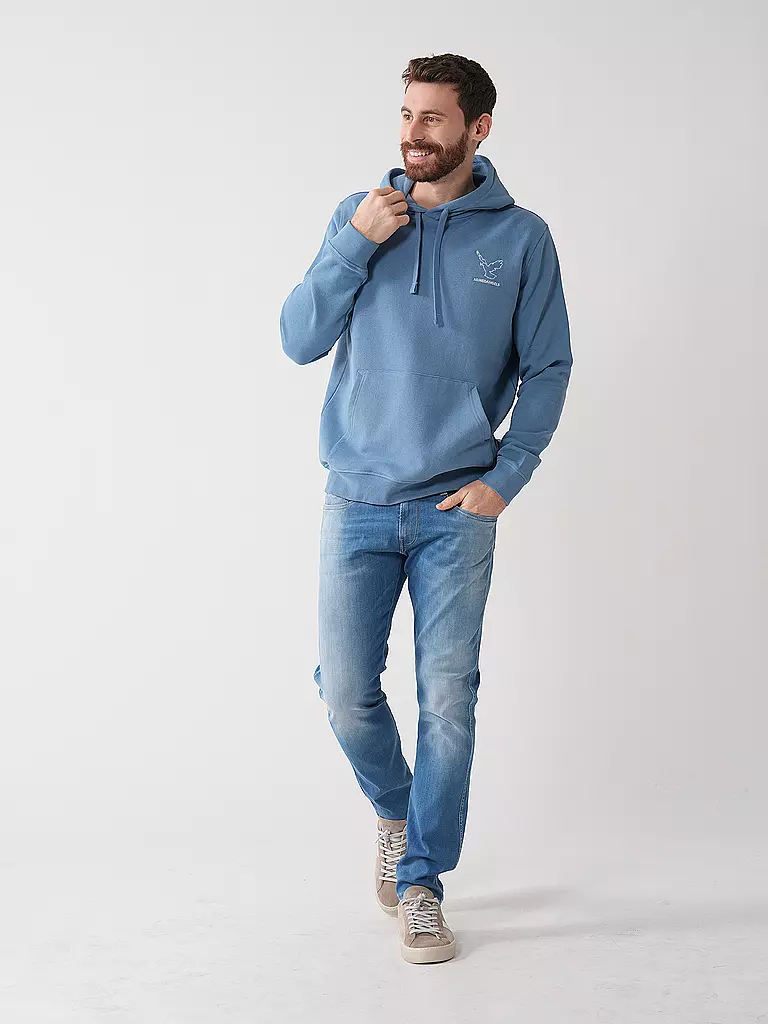 ARMEDANGELS | Kapuzensweater - Hoodie PAARLO  | Azul claro