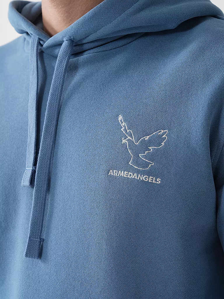 ARMEDANGELS | Kapuzensweater - Hoodie PAARLO  | Azul claro