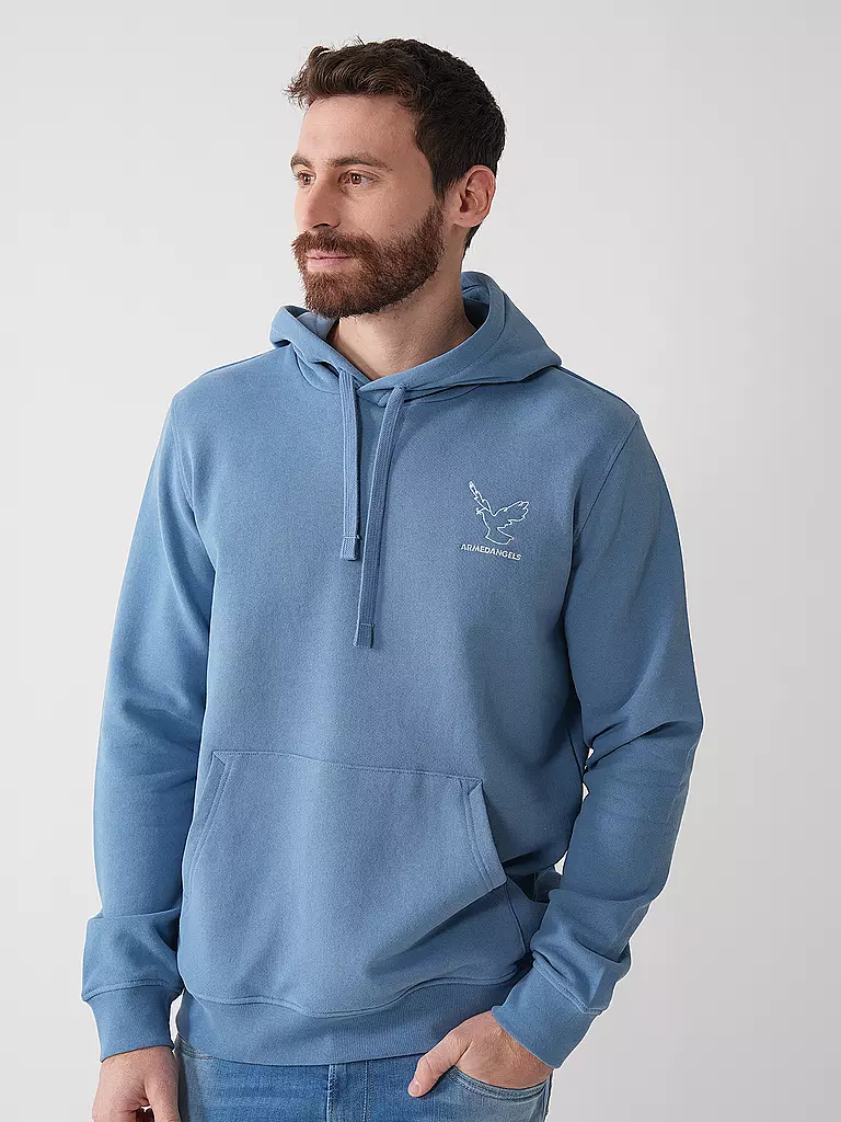ARMEDANGELS | Kapuzensweater - Hoodie PAARLO  | Azul claro