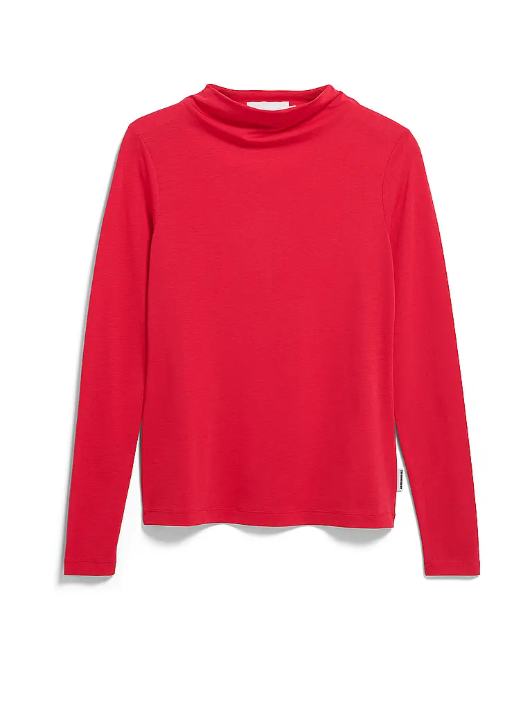 ARMEDANGELS | Langarmshirt CALUNAA | Rojo
