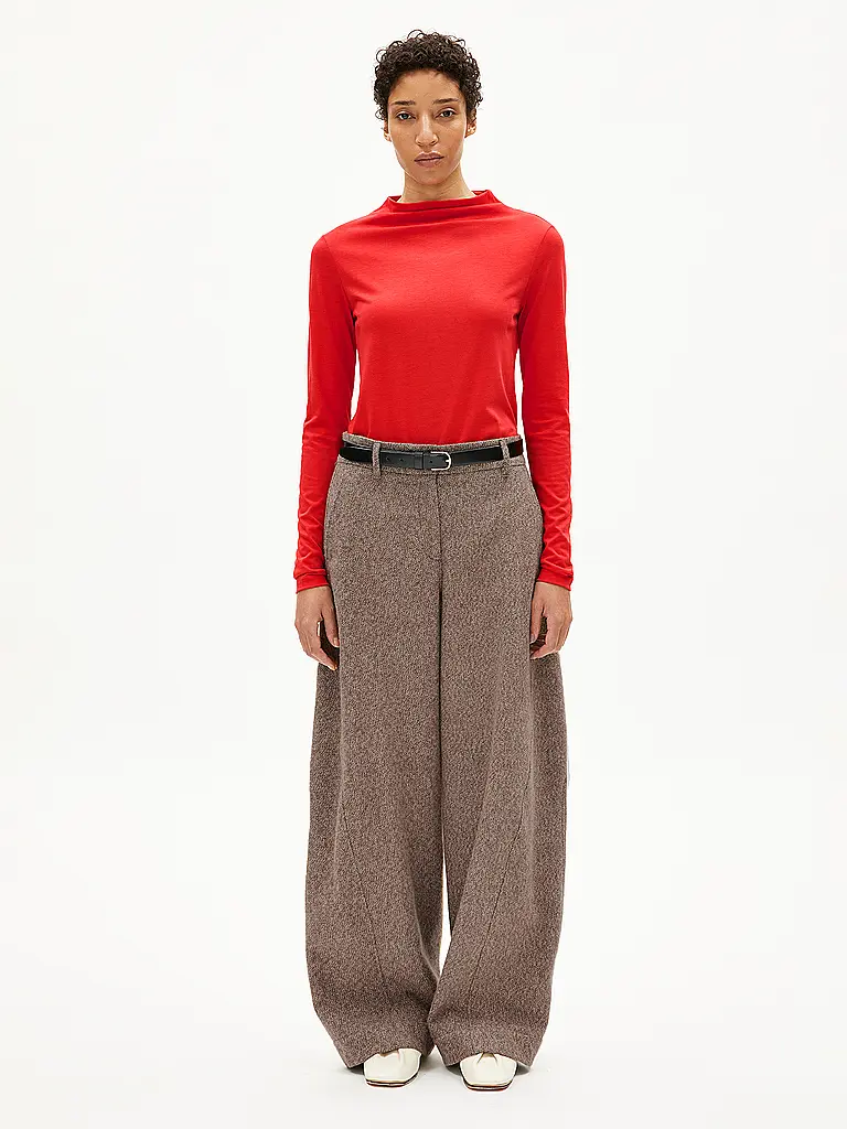 ARMEDANGELS | Langarmshirt CALUNAA | Rojo