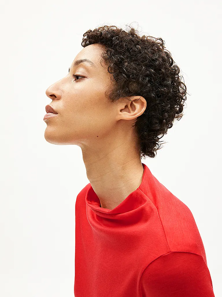 ARMEDANGELS | Langarmshirt CALUNAA | Rojo