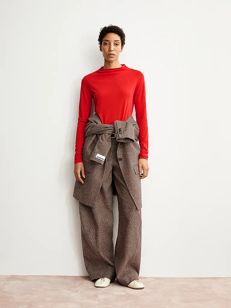 ARMEDANGELS | Langarmshirt CALUNAA | Rojo