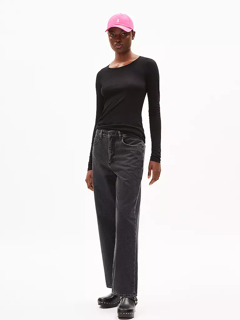 ARMEDANGELS | Langarmshirt ENRICCAA | Negro