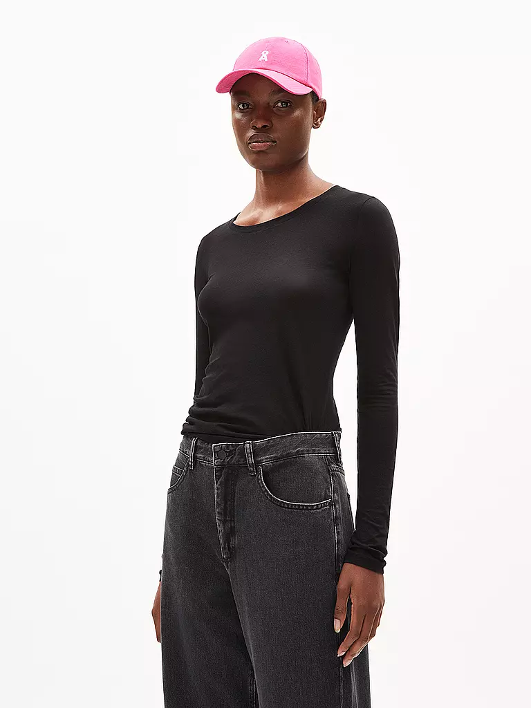 ARMEDANGELS | Langarmshirt ENRICCAA | Negro