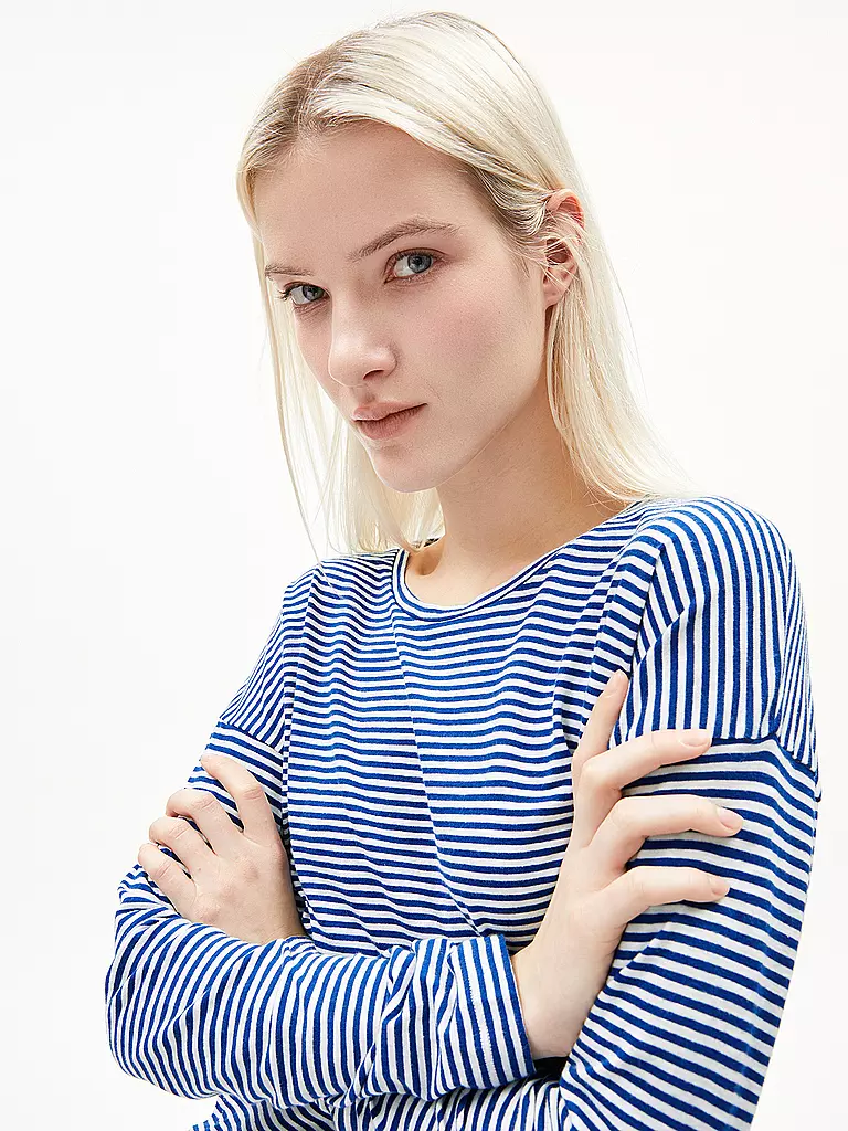 ARMEDANGELS | Langarmshirt XIANAA | Azul