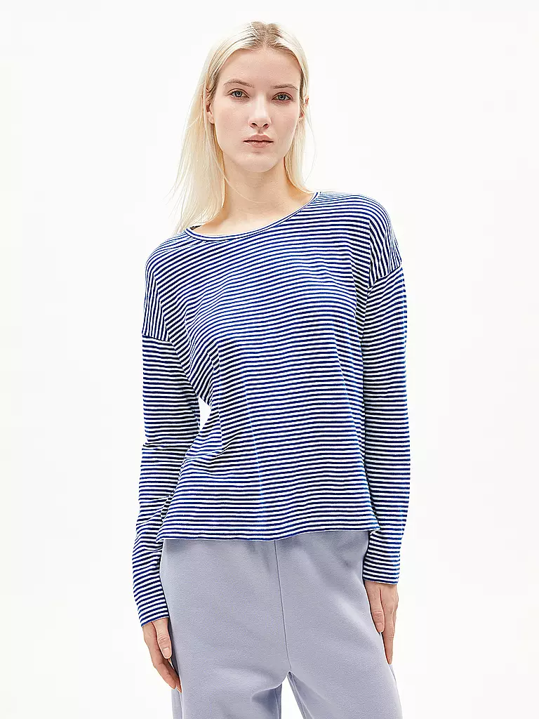 ARMEDANGELS | Langarmshirt XIANAA | Azul