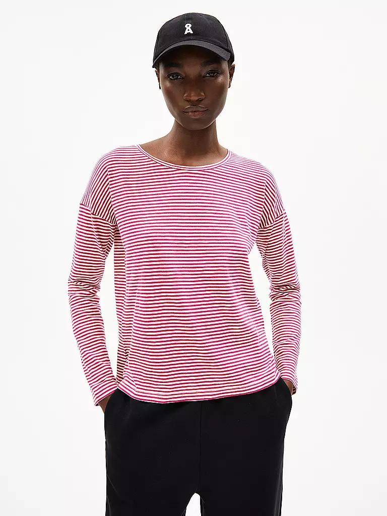 ARMEDANGELS | Langarmshirt XIANAA | Fucsia