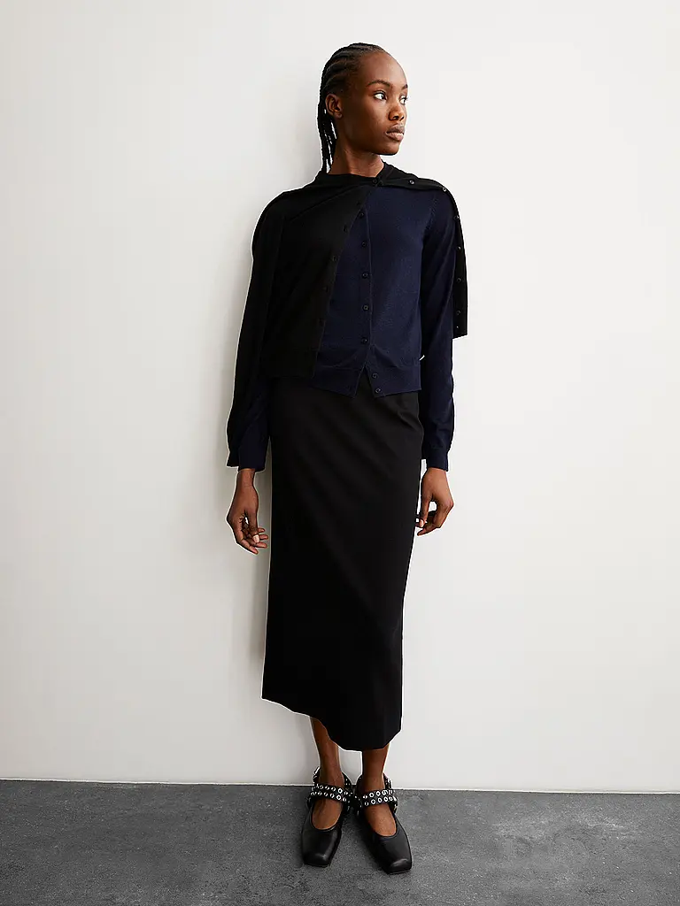 ARMEDANGELS | Midi falda PATINAA | Negro