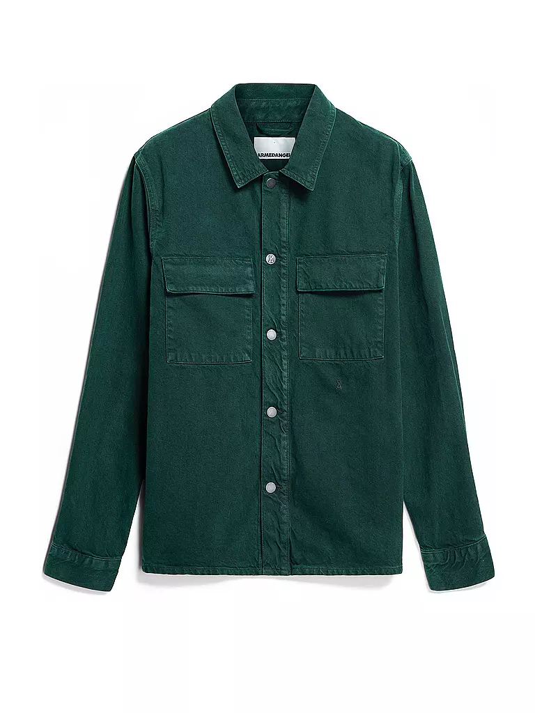 ARMEDANGELS | Overshirt AANOJ | Verde oscuro