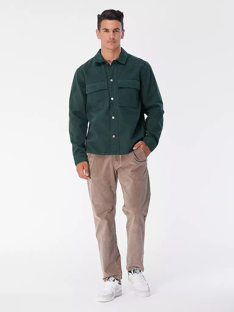 ARMEDANGELS | Overshirt AANOJ | Verde oscuro