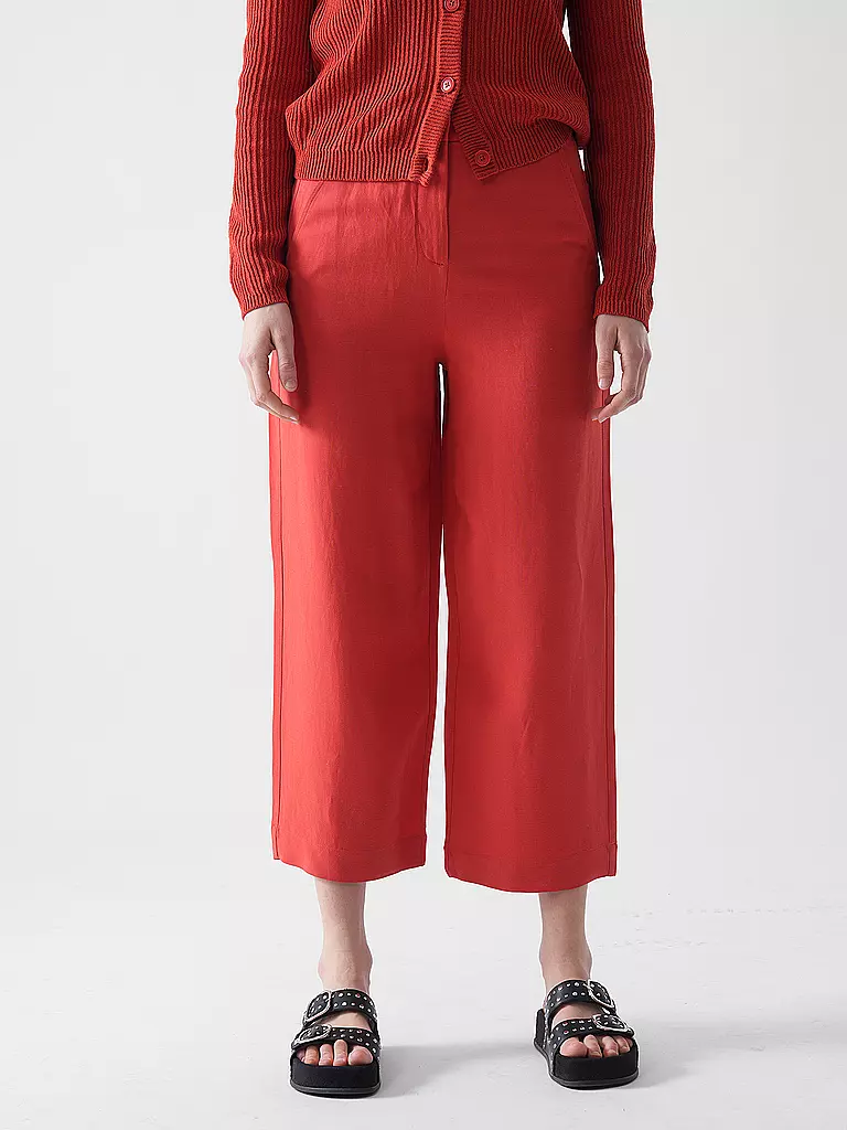 ARMEDANGELS | Pantalón de vestir 7/8 CAARUNUS | rot