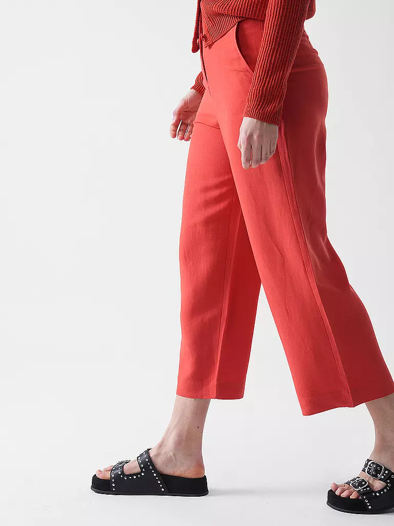ARMEDANGELS | Pantalón de vestir 7/8 CAARUNUS | rot