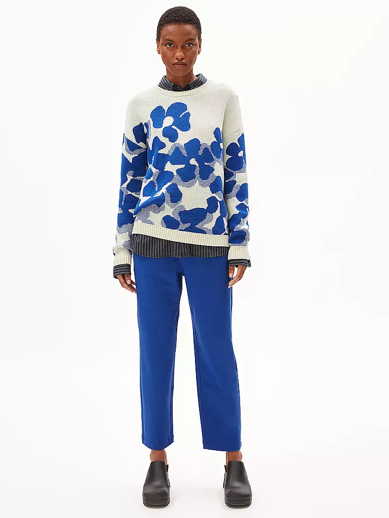 ARMEDANGELS | Pantalón de vestir LINAA LOU 7/8 | Azul