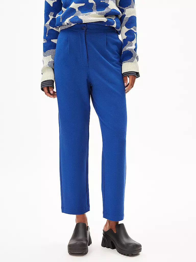 ARMEDANGELS | Pantalón de vestir LINAA LOU 7/8 | Azul