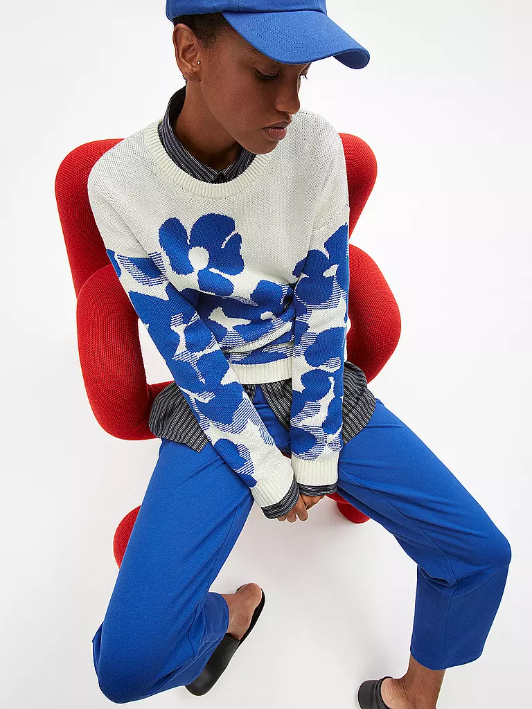ARMEDANGELS | Pantalón de vestir LINAA LOU 7/8 | Azul