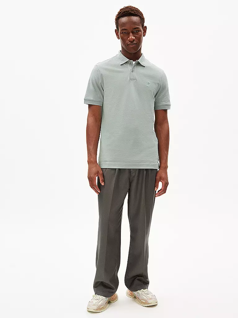 ARMEDANGELS | Poloshirt FIBRAA | Verde claro