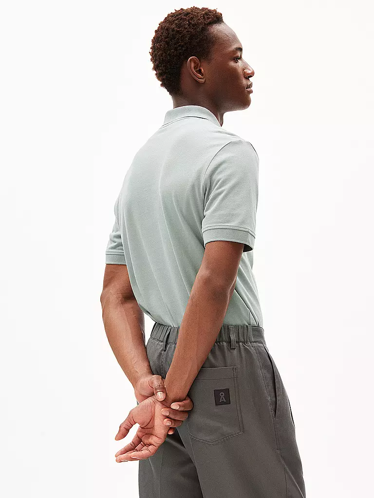 ARMEDANGELS | Poloshirt FIBRAA | Verde claro