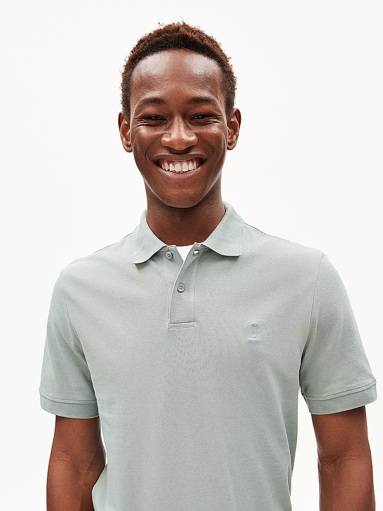 ARMEDANGELS | Poloshirt FIBRAA | Verde claro