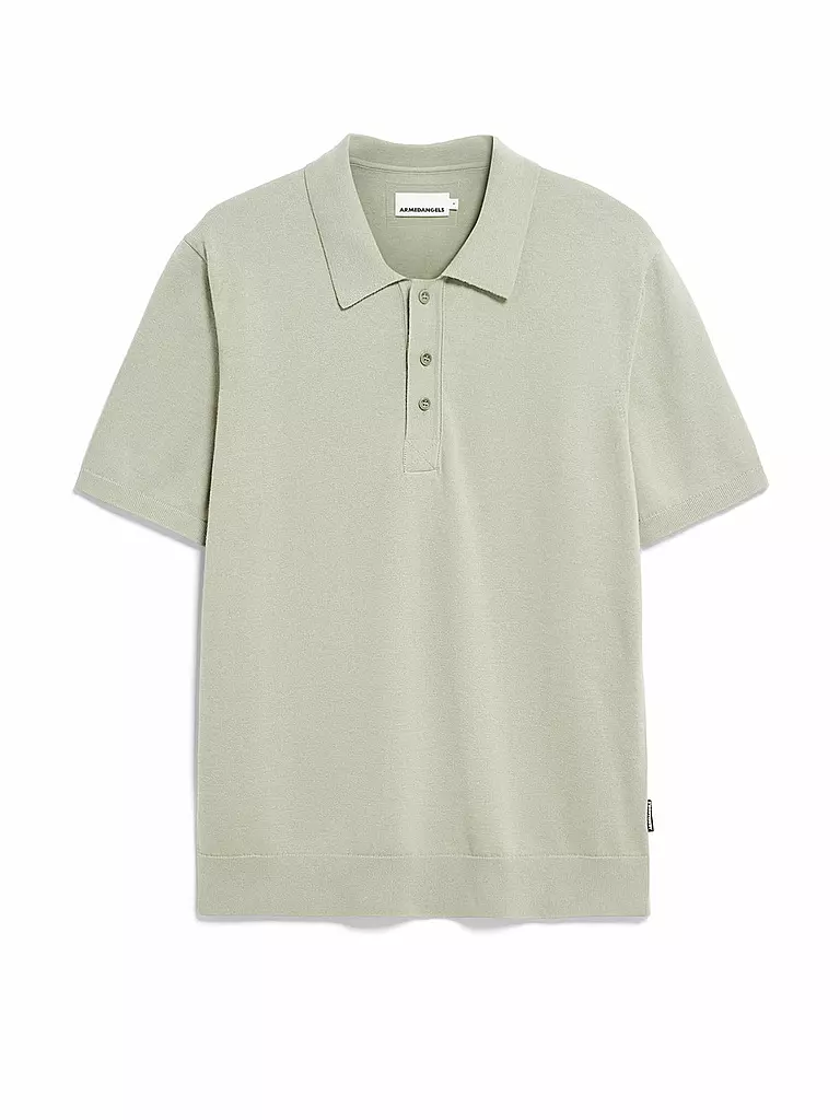 ARMEDANGELS | Poloshirt TAAKOS | Verde claro