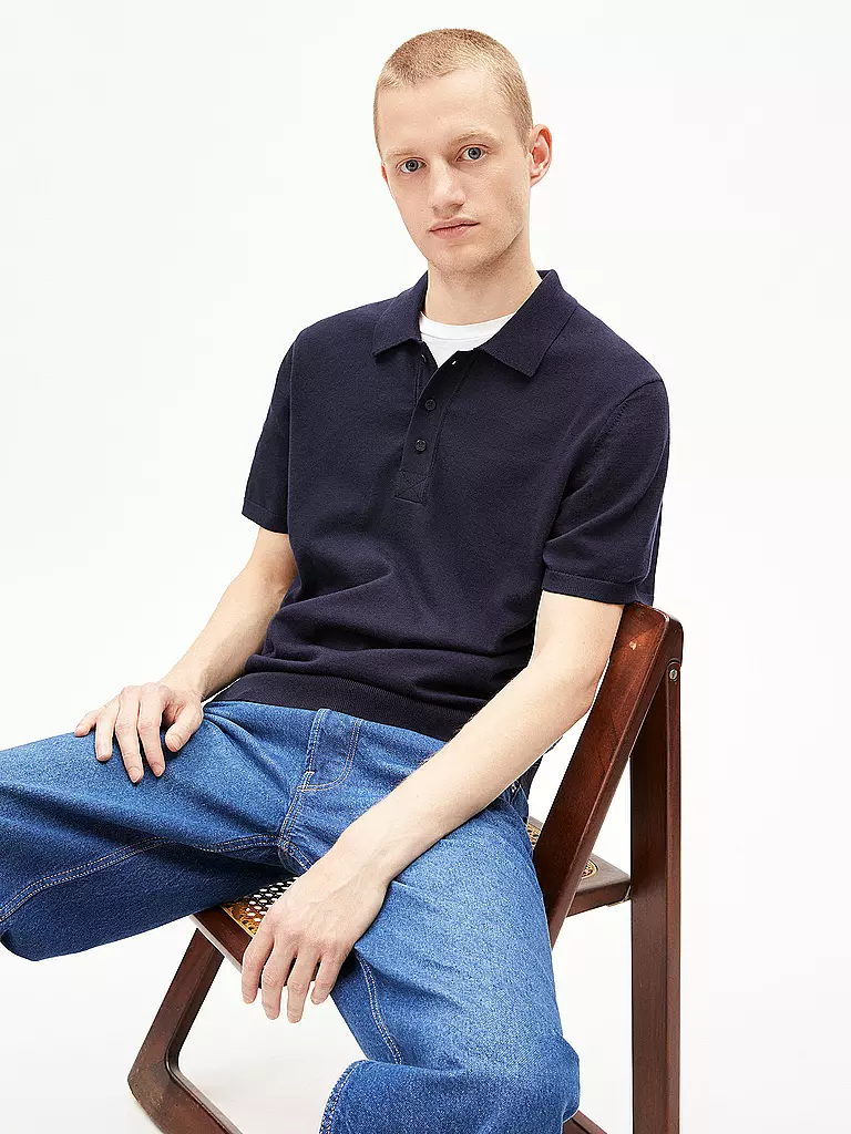 ARMEDANGELS | Poloshirt TAAKOS | Azul