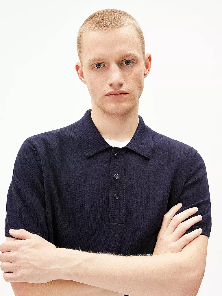 ARMEDANGELS | Poloshirt TAAKOS | Azul