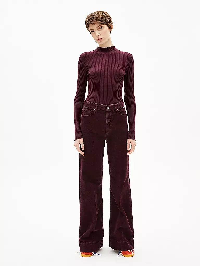 ARMEDANGELS | Pullover ALAANIA | Rojo oscuro
