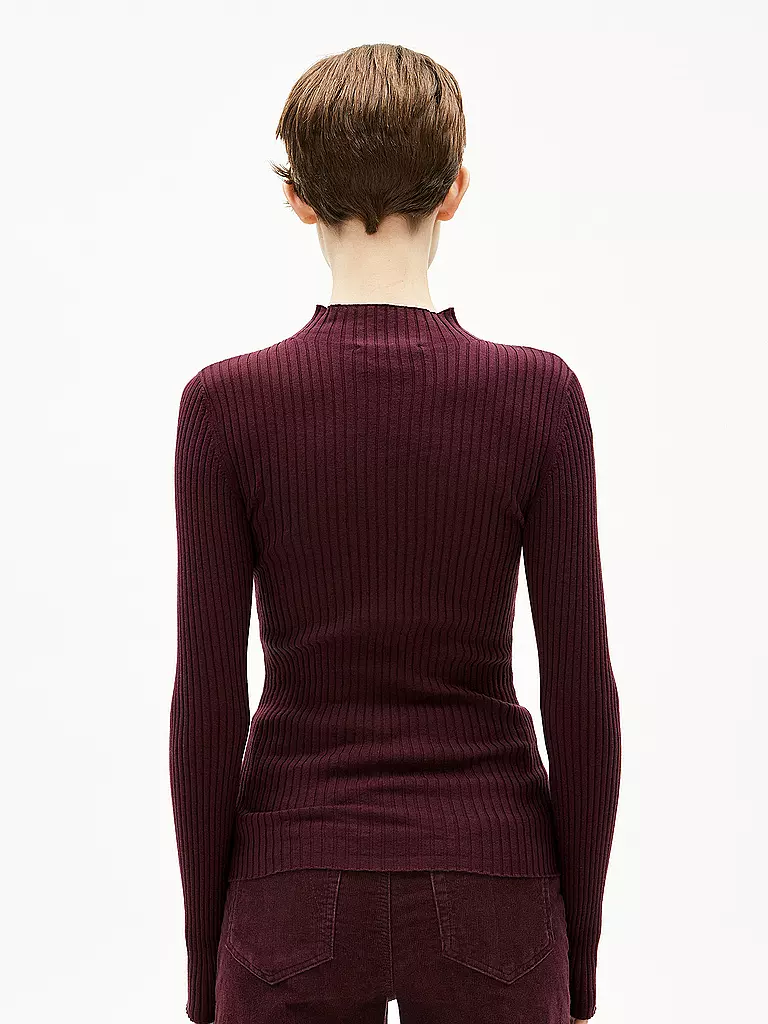 ARMEDANGELS | Pullover ALAANIA | Rojo oscuro