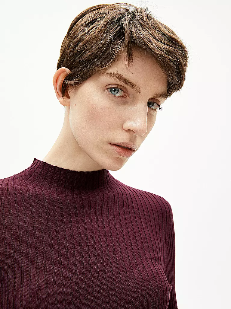 ARMEDANGELS | Pullover ALAANIA | Rojo oscuro
